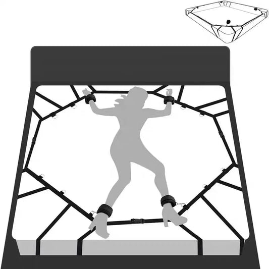 Adjustable Bed Restraint System – Love Straps for Couples